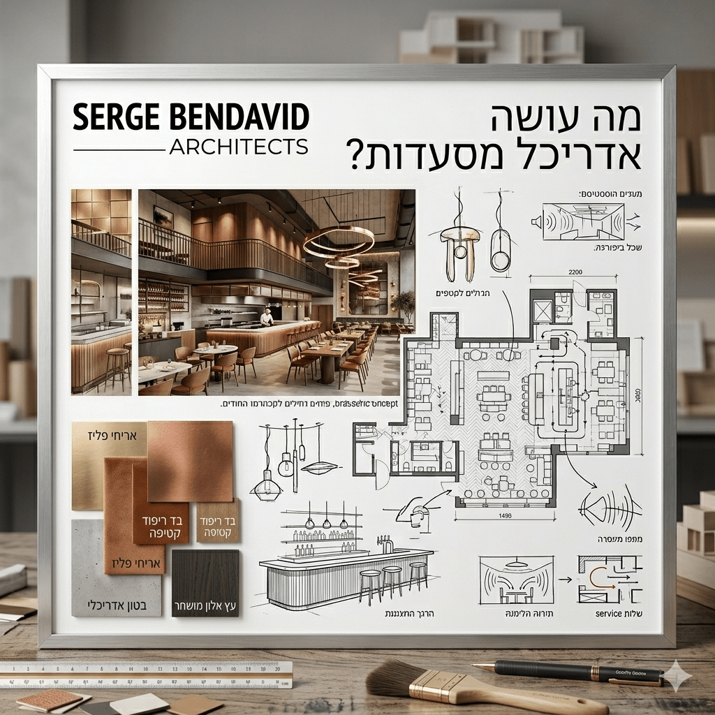 אדריכל מסעדות - משרד אדריכלות סרג' בן דוד