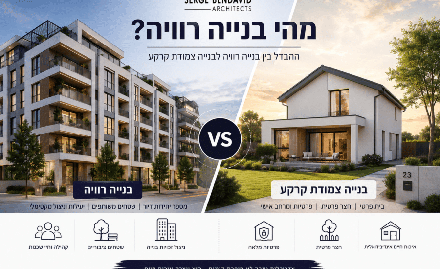 מה זה בנייה רוויה? מאמר של סרג' בן דוד